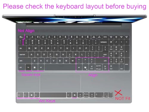 Protector de teclado de silicona Compatible Lenovo IdeaPad Slim miniatura 2