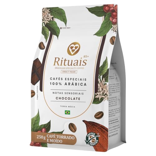 3 Corações Café Torrado e Moído Rituais 85+, Aroma Chocolate, 250g