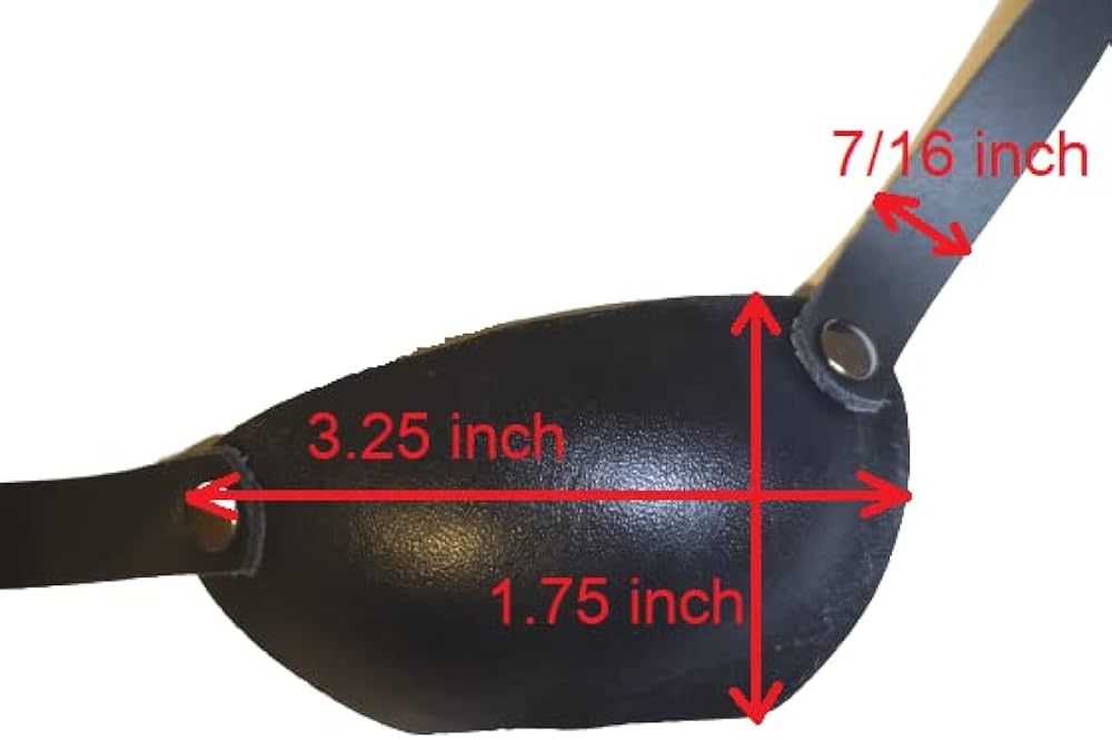 Amazon.com: Eye Patch for the Right Eye. Handmade Slim Black Real