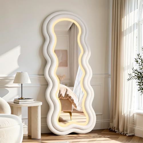 Ultym Wavy Mirror with LED Lights