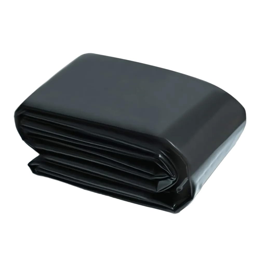 Rivestimento spesso 0,2 mm in PE nero per stagni di pesci e acqua. Caratteristiche: dimensioni: 3 x 4 m, 3 x 4,6 m, 4 x 4 m, impermeabile, per uso esterno, facile da installare