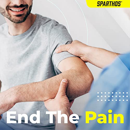 Sparthos Elbow Compression Sleeves (Pair) – Tendonitis Elbow Brace Golfer's Tennis Elbow Support For Men And Women – Arthritis Bursitis Treatment Youth Kids Athletic Sport Basketball (Blue-Xl) #TOP1