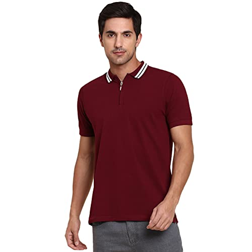 Image of Dennis Lingo Men's Cotton Slim Fit Polo T-Shirt