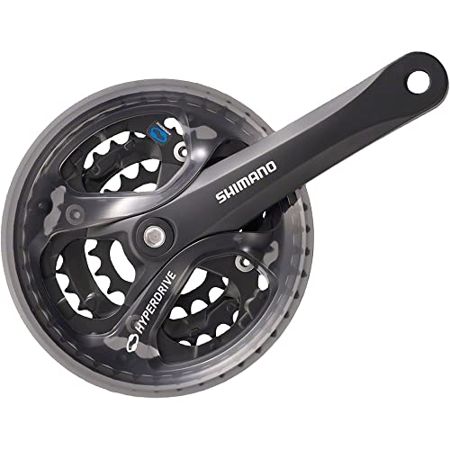 Shimano M361 Funkmaus Hybrid Kettenradgarnitur (schwarz), schwarz