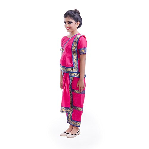 Image of Fancydresswale Bharatnatyam Dance Dress for Girls