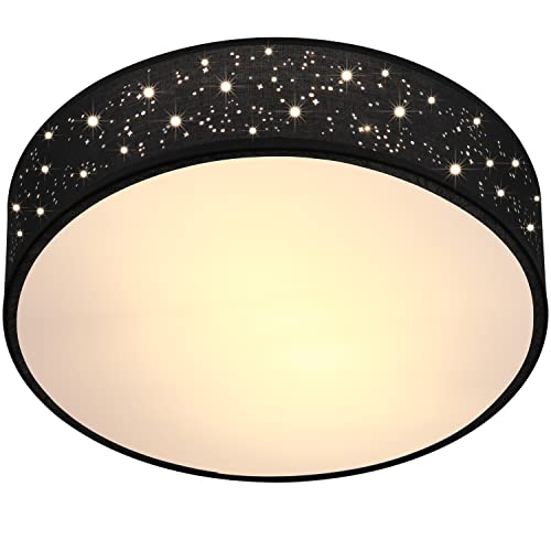 MONZANA® Deckenlampe Sternenhimmel Wohnzimmer Schlafzimmer E27 Schwarz...