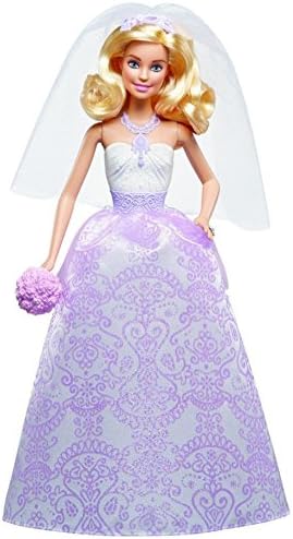 Barbie Wedding Set with Bride and Groom Dolls, Stacie, Chelsea and Accessories (Mattel DRJ88), Assorted Colour/Model