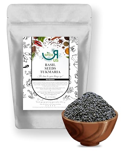 Basil Seeds | Tukmaria | Sabja | Subza| TUKHMALANGA | Falooda Seeds A* Grade Premium Quality 100g