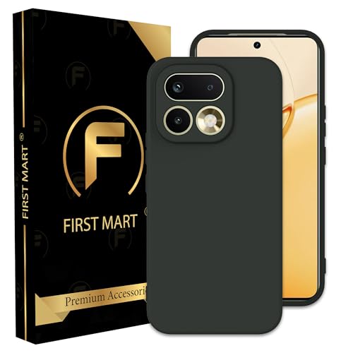 Image of FIRST MART Matte Silicone Back Cover for Realme 16 Pro - Green