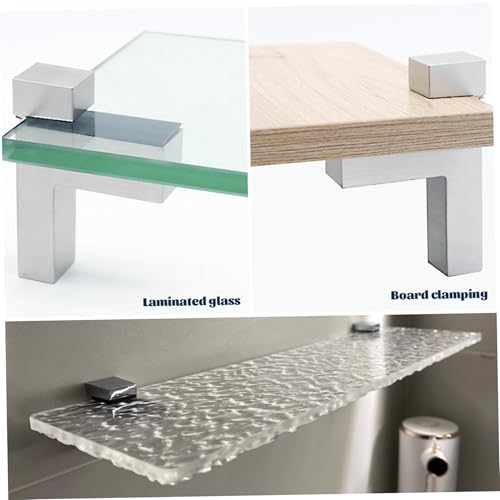 Soportes ajustables para estante de vidrio para solucionar la falta de espacio 4