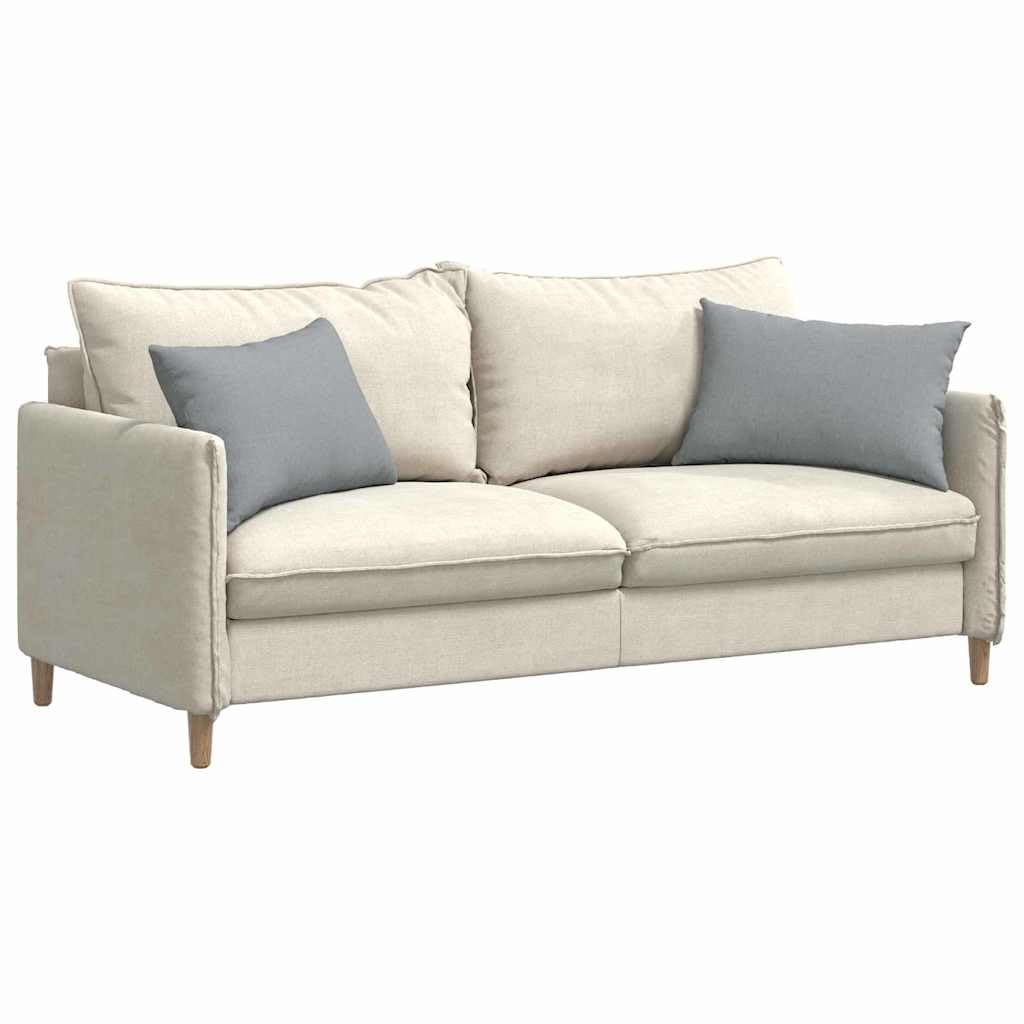 Coussins de canapé 2 pièce Gris Clair 60 x 40 cm Tissu, Coussin pour Canapé, Salon et Chambre