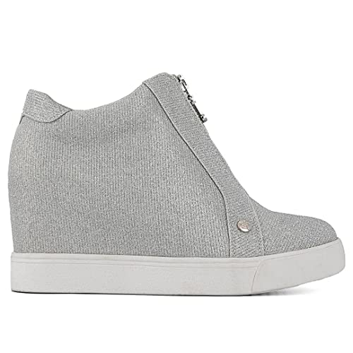 Image of Juicy Couture Women's Platform Wedge Sneakers High-Top Shoes-Journey