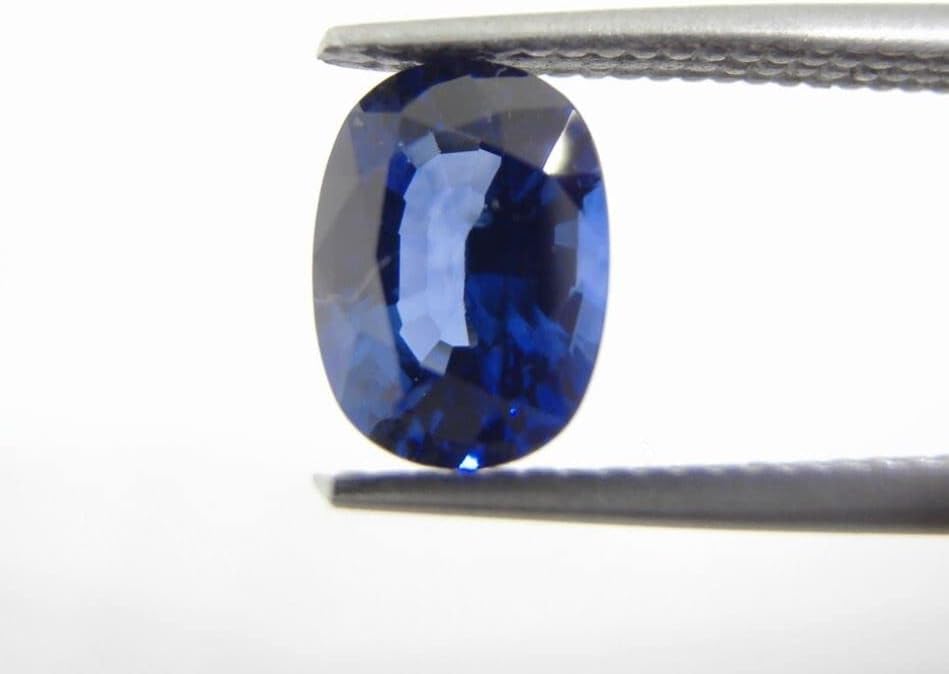 Miniatura 3 de Piedras preciosas naturales de zafiro azul, piedras preciosas cortadas de zafiro curativo, piedra de energía ovalada, piedra de nacimiento de