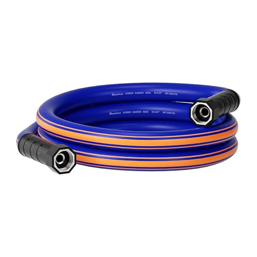 short garden hose 6 feet x 5/8Inch, Female to Female Hose with Swivel Handle, Heavy Duty, Flexible, Sturdy, Lightweight, Double Females Fittings, Ideal for Hose Reel