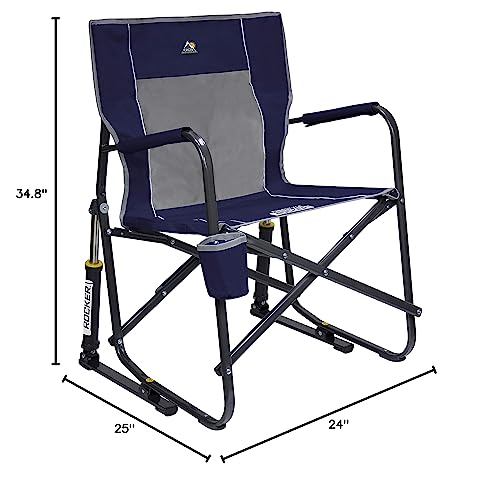 GCI Outdoor Freestyle Rocker Portable Rocking Chair & Outdoor Camping Chair, Indigo Blue GCI Outdoor Freestyle Rocker Portable Rocking Chair & Outdoor Camping Chair, Indigo Blue
