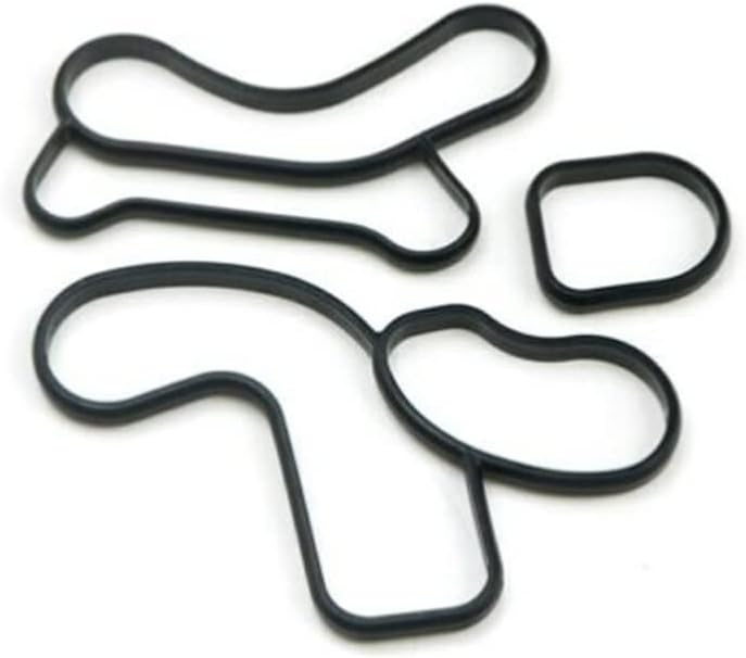 11428591462 11428591460 Engine Oil Cooler Gasket Set Compatible for BMW F30 F35 F45 F46 F49 F52 G20 G28 G38 B38 B48 X1 X3 MINI F60