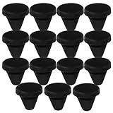 LOORGVEL Almohadillas para Patas De Horno y Microondas De Silicona Antideslizantes y Antivibración, Tapones Cónicos De Silicona 7.0 Ranura, 15 Unidades, Protección para Electrodomésticos y Muebles