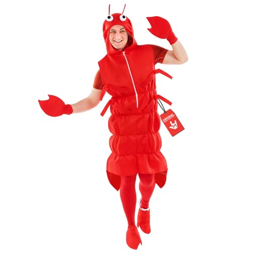 Fun Shack Costume Homard Adulte, Déguisement Animal Drôle, Idéal Carnaval et Fêtes, Taille Unique