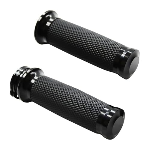 Poignées de guidon universelles noires 25mm moto Sportster 883 1200 Touring