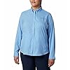 Columbia-Womens-PFG-Tamiami-II-UPF-40-Long-Sleeve-Fishing-Shirt Columbia Women's Tamiami II Long Sleeve Shirt, White Cap(blue), X-Large