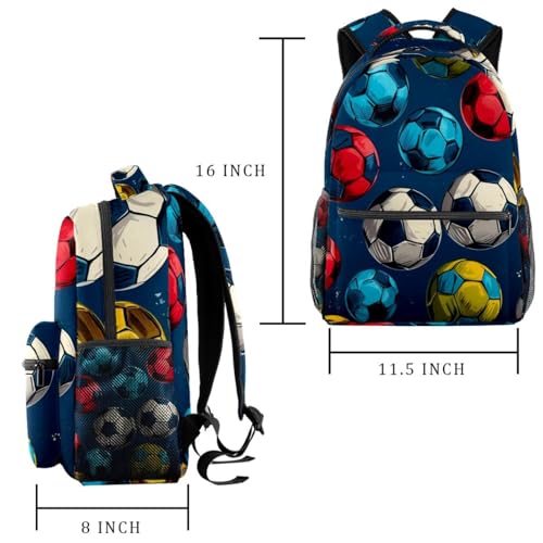 Sac à dos d'école avec porte-bouteille filles garçons Campus bleu