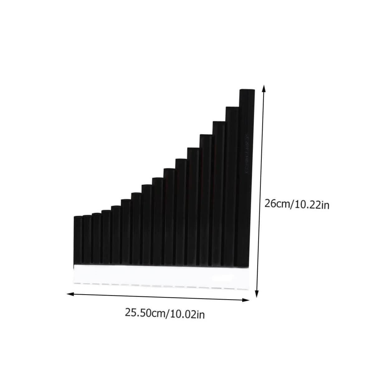 SUPVOX Boys and Girls-friendly 16 Pan Flute c Key Educational Musical Instrument Portable and Lightweight Develop Music Skills