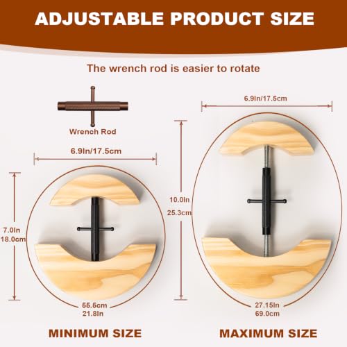 Image of Hat Stretcher for Baseball Caps, Fitted Hats Size 7 to 8 3 /4