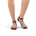MONFOOT Women's 10 Pairs Fashion Cotton Low Ankle Socks Leopard
