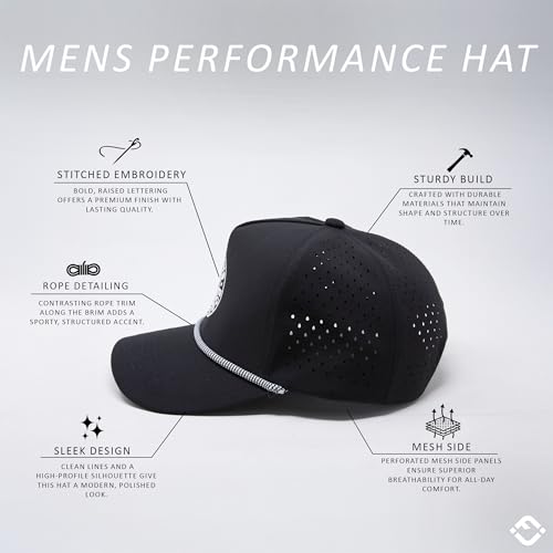 Image of Funky Junque Golf Trucker Hat | Lightweight Golf Trucker Rope Hat with Adjustable Snapback, Golf Course and Weekend Wear, Funny Golf Hats for Men and Women