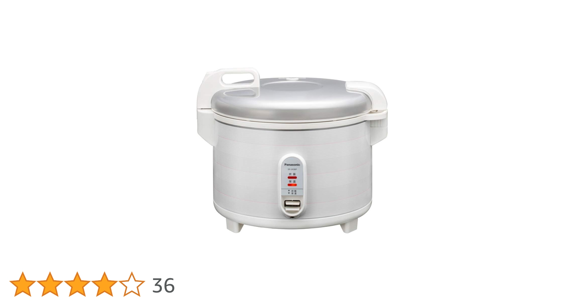 悠　Panasonic 電子ジャー炊飯器〈大容量タイプ〉 SR-UH36P パナソニック 炊飯電子ジャー SR-UH36P : cocoatta - 通販