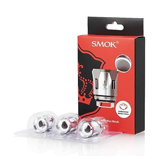 3 Stück Original SMOK V12 Prince V12 Prince 0.17 ohm Max Mesh Replacement Coils for SMOK TFV12 Prince Verdampfer Atomizer Tank (1 Packung)