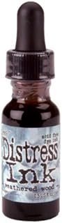 Tim Holtz 0.5 oz Distress Ink Re-Inker, Weathered Wood