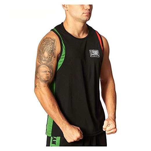 LEONE 1947, Chaleco De Boxeo, Unisex Adulto, Negro, XXL, AB721