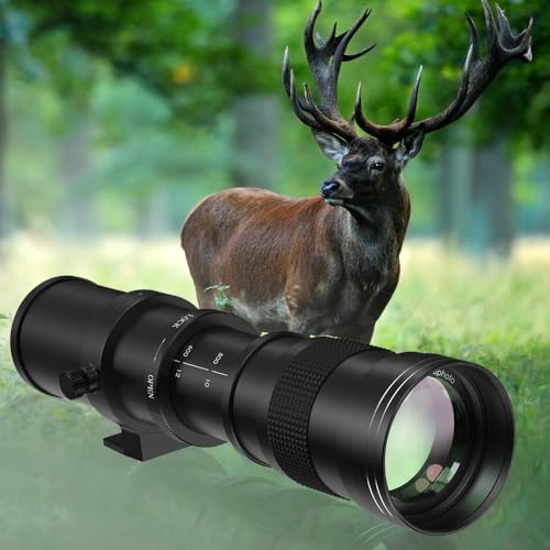 image for Desiontal 420-800mm f/8.3 Telephoto Lens Zoom SLR Camera Lens for Cano