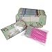 Suncolorhair Butterfly Lash Boxes 50 packaging with Lash Holders Wholesale Empty Eyelash Box with lash brushes (butterfly)