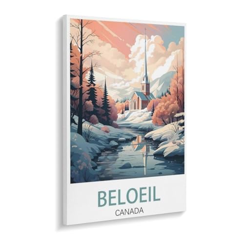 1000 Piece Jigsaw Puzzles for Adults，Beloeil Canada，Classic Puzzle Difficult Puzzle Fun Creative DIY Toys Gifts for Girls And Boys, Family Games（75x50cm）-X60
