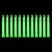 50 Industrial Grade Glow Sticks, 6" Ultra Bright Emergency Light Sticks with +12 Hours Duration (Green)