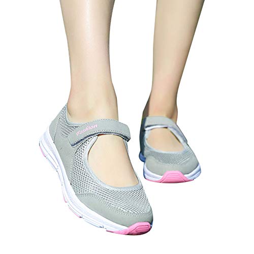 MJGkhiy Zapatillas de mujer zapatillas oferta Slip on Sneakers Fitness Sport Platform Zapatillas ligeras Zapatillas de correr de verano Tenis Trail Jogging Gimnasio Zapatillas de mujer elegantes