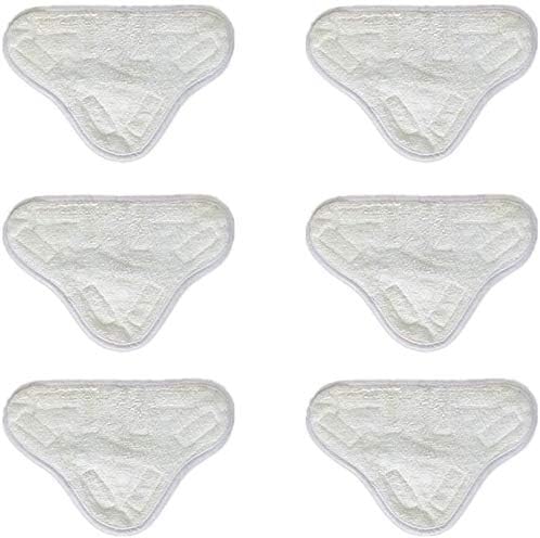 eoocvt 6pcs Microfibre Steam Mops Cleaning Pads Replacement Steam Mop Compatible for H2O X5 H20 Washable