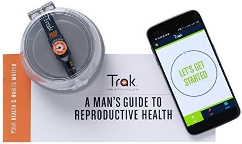 Trak Male Fertility Testing System: 4-Test Kit | Test Sperm Count and Semen Volume At Home | Indicates Results as Low, Moderate, or Optimal for Conception | FSA/HSA Eligible | Accurate as Lab Tests