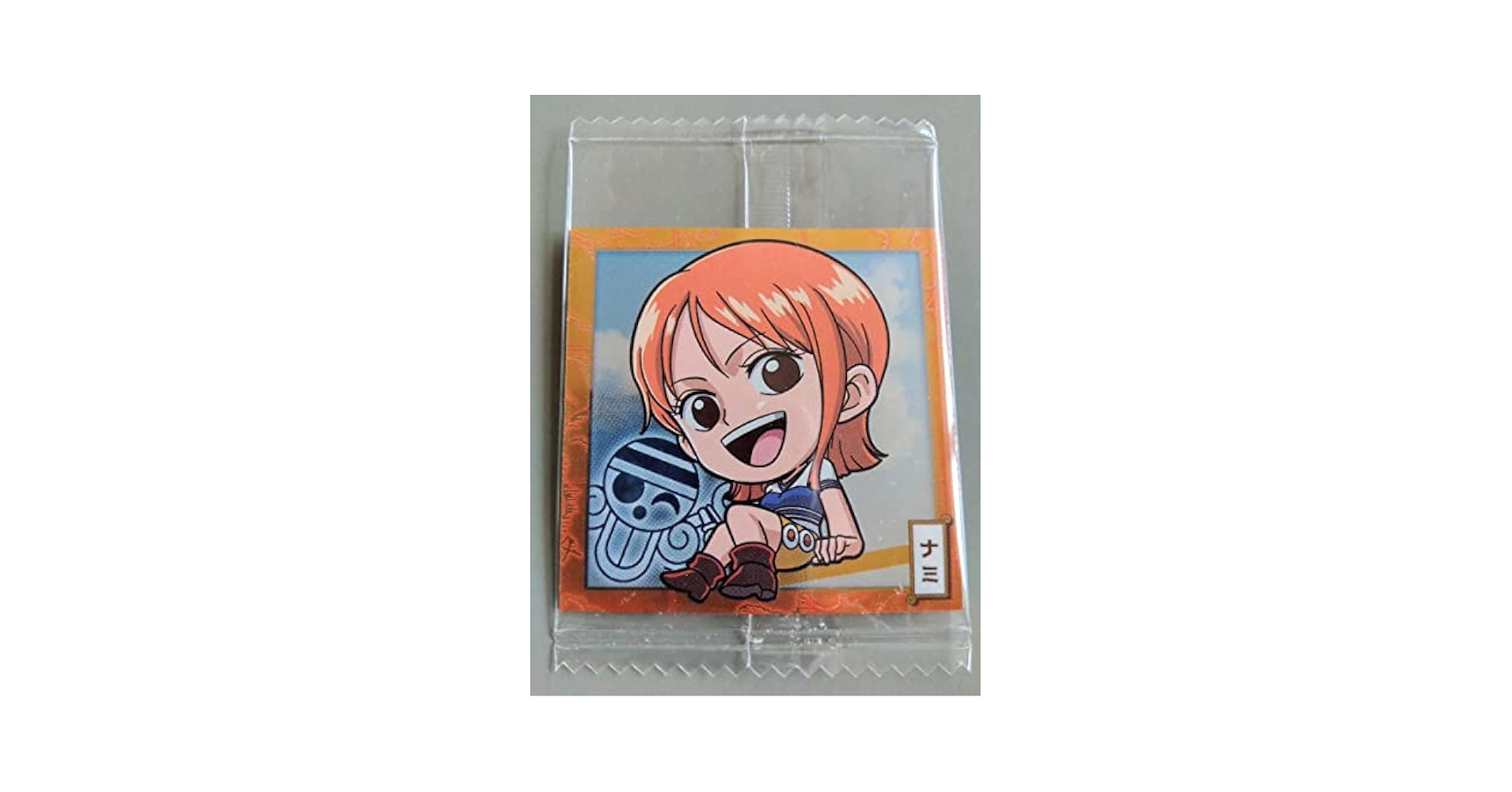 【未開封】ワンピースウエハース ナミ 新品・未開封】ナミ ワンピース大海賊シールウエハースLOG.8