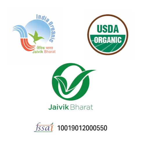 Image of Just Organik - Organic Rice Poha 500 g, certified Organic | Chiwda | Indori poha | Healthy breakfast | Atukula |