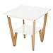 Scaffalature di stoccaggio Xiaolin Side Table Modern Minimalist Living Room Sofa Corner Piano Paint Un tavolino da Salotto Tavolino Quadrato in Legno Nordico