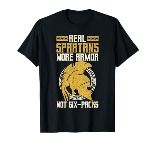 Spartan Greek - Divertido diseño gráfico de guerrero Sparta para hombre Camiseta
