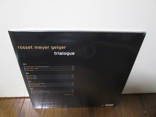 sealed 未開封 Trialogue Rosset Meyer Geiger Amazon.co.jp: EU-original Trialogue (Analog) Rosset Meyer