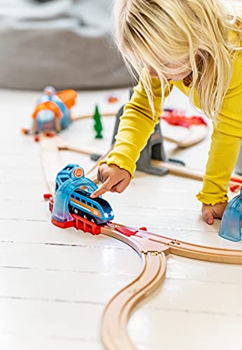 Brio 33973 Smart Tech Sound Action Tunnel Station | Wooden Toy Train Set For Kids Age 3 And Up #TOP7
