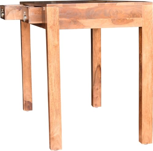 Image of Sheesham Wood Writing Computer & Study Table for Home and Office Furniture (Warm Chestnut) (Study Table 1)