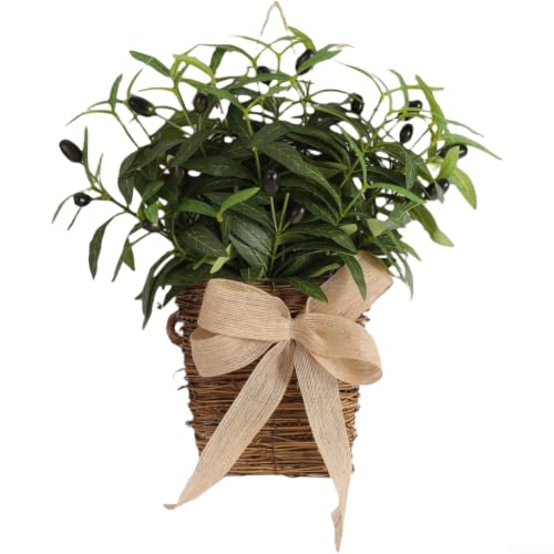 Panier suspendu rustique pour décoration interieure et pot de fleurs