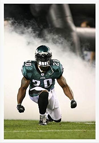 Miniatura 1 de n Brian Dawkins - Póster impreso, arte de pared, obras de arte, pósteres de fútbol americano para pared, póster de sala de juegos deportivos, arte