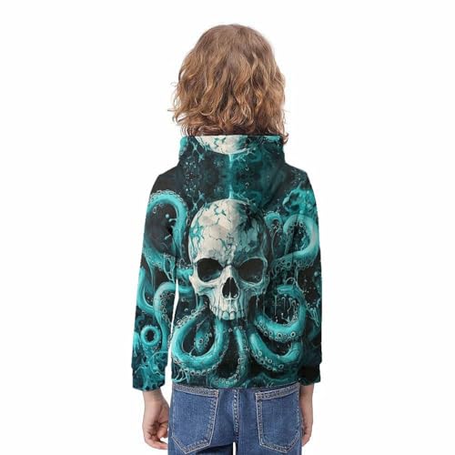 Sweat-shirts pour adolescents pull skeleton idéal pour le collège - 4